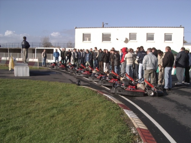 Accueil de groupes au karting